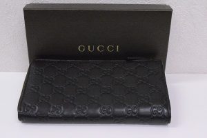 グッチ買取　ＧＧグッチシマ長財布　高価買取　大阪神戸