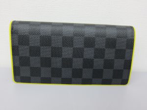 ルイ・ヴィトン高価買取・大阪神戸・N63252・ ダミエ・グラフィット ポルトフォイユ・ブラザ 買取　