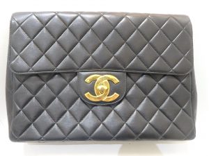 シャネル買取　デカマトラッセバッグ買取　大阪神戸　ラムスキン　