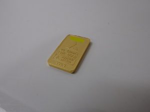 金 買取 大阪神戸 k24インゴットプレート 高価買取 三菱刻印