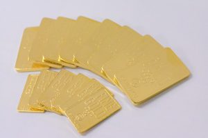 金買取　ｋ24インゴット　999.9　純金　ゴールドプレート高価買取