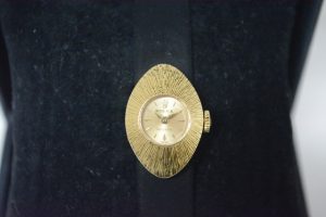 ロレックス　カメレオン（アーモンド型）　750YG　手巻　革バンド付　大阪神戸高価買取