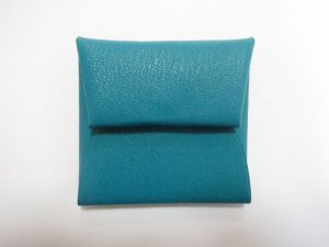 エルメス バスティア コインケース 高価買取 ブルーパオン シェーブル