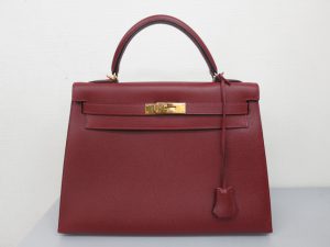 エルメス ケリーバッグ 高価買取 ケリー32 外縫い ボルドー 買取価格