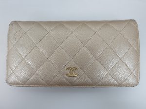 シャネル 買取 大阪 神戸 マトラッセ 長財布 キャビアスキン ブランド