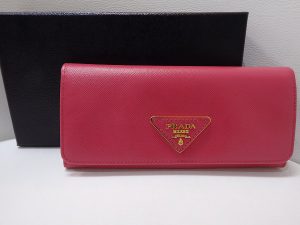 プラダ 買取 大阪神戸 サフィアノ 長財布 高価買取査定 ブランド品