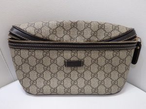 グッチ買取大阪、神戸 グッチＰＶＣ ＧＧボディバッグ 高価買取査定