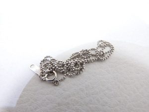 Ｋ18金買取大阪、神戸Ｋ18金ホワイトゴールドネックレス買取査定