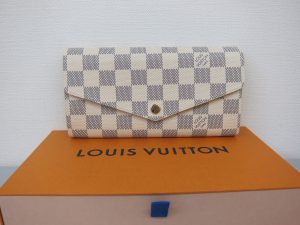 ルイ・ヴィトン高価買取N63208大阪神戸ダミエ・アズール ポルトフォイユ・サラ