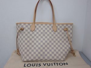 ルイ・ヴィトン高価買取・ダミエアズール・ネバーフルN41361大阪神戸