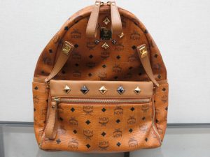 MCM 買取 大阪 神戸 スタッズ付き2WAYリュック ブランドバッグ 査定