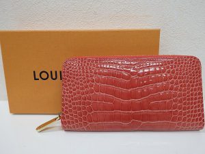 ルイヴィトン 買取 大阪神戸 クロコダイルジッピーウォレット 高価買取査定