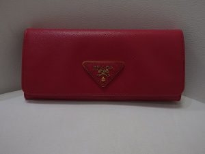 プラダ買取大阪、神戸サフィアーノ長財布1Ｍ1132高価買取査定