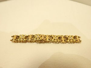 金 買取 大阪神戸 k18金 デザインダイヤモンドブレスレット