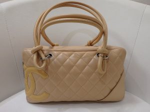 シャネル買取大阪、神戸カンボンラインボーリングバッグ高価買取
