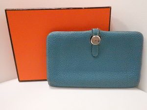 エルメス買取大阪、神戸ドゴンＧＭ長財布高価買取査定