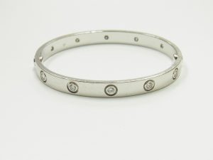 カルティエ 高額買取 神戸 大阪 ラブブレス フルダイヤ WG 無料査定