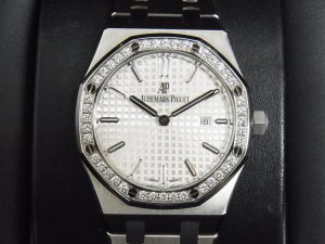 オーデマピゲ 買取 神戸 大阪 ロイヤルオーク 33mm ダイヤモンド ベゼル