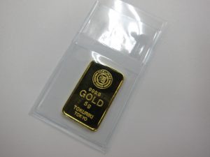 徳力インゴット5ｇ　Ｋ24金　金プラチナ　貴金属買取大阪神戸